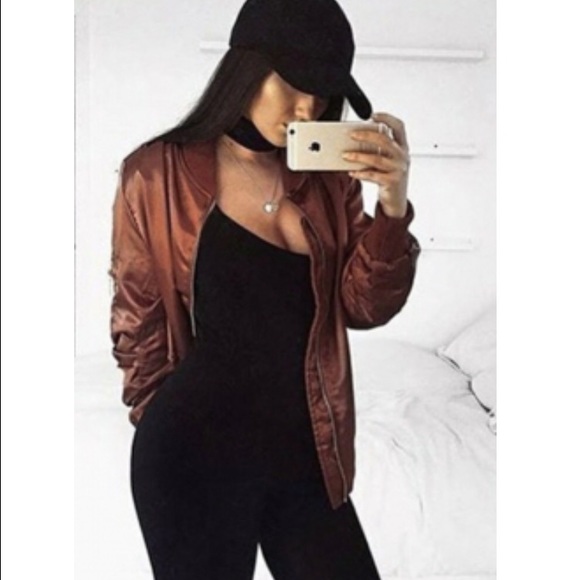 ⚡️FLASH SALE Today⚡️Copper Bomber Jacket - Picture 2 of 4