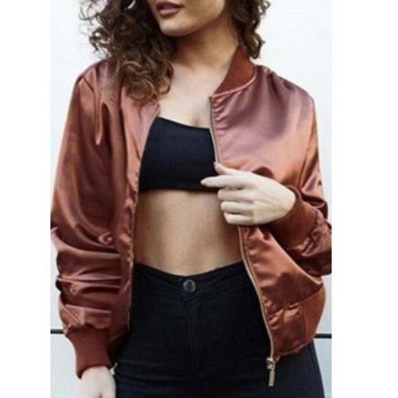 Jackets & Blazers - ⚡️FLASH SALE Today⚡️Copper Bomber Jacket