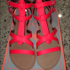 Orange gladiator sandals- Circus by Sam Edelman