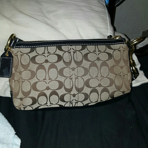 Coach Brown Jacquard LeatherLegacy 65thAnniversary - Picture 2 of 4