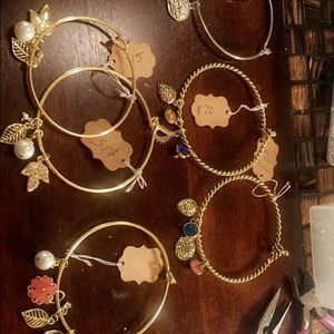 Charmed bracelets , individually assembled