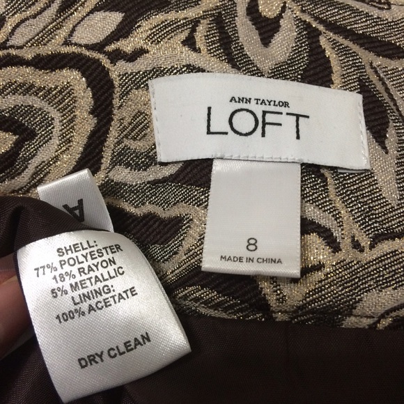 ✨SALE✨LOFT Metallic Blend Pencil Skirt - Picture 4 of 6