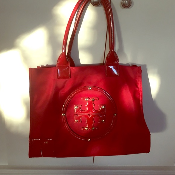 Beautiful Red/ Burgundy large tote bag
