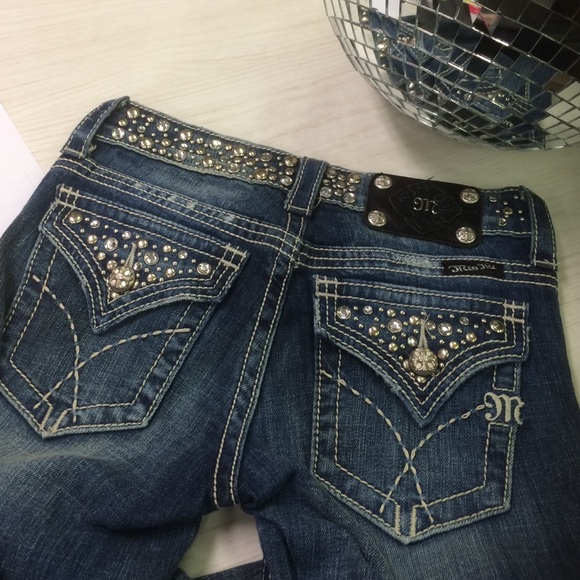 Miss Me Super studded Rhinestone Jeans - Picture 2 of 4