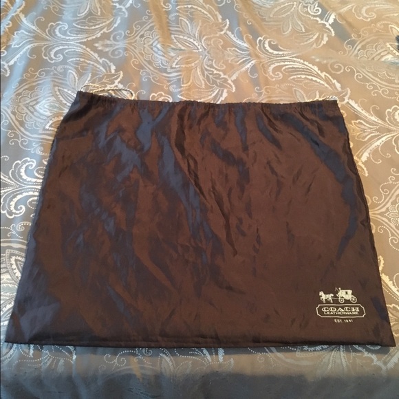 Coach silk large dust bag