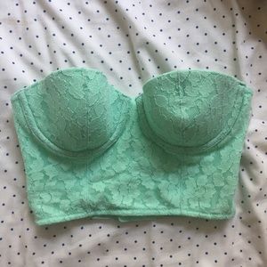 Mint Green Bustier