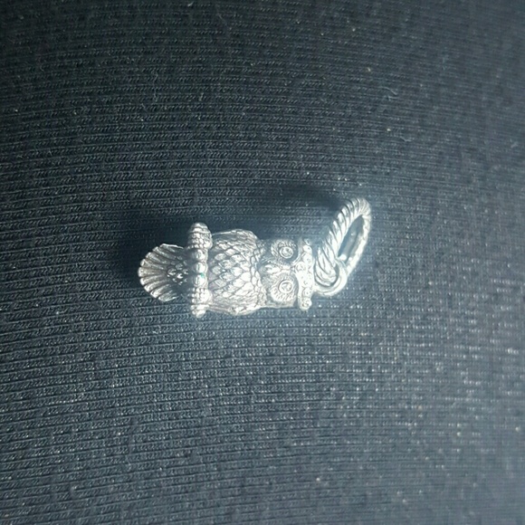 Sterling Silver Owl Charm