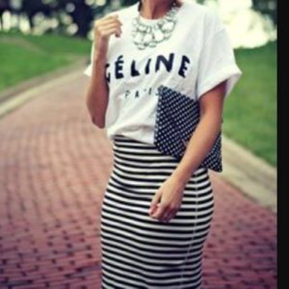 Striped Sanctuary skirt