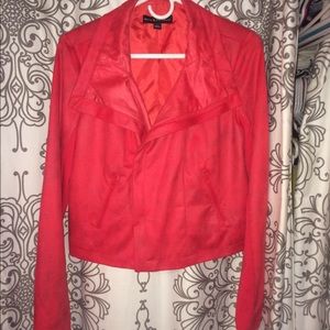 Rock & Republic red Moto jacket