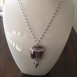 One of a kind beaded necklace.