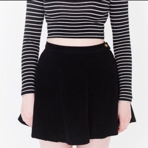 Corduroy circle skirt