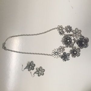 Necklace and earrings