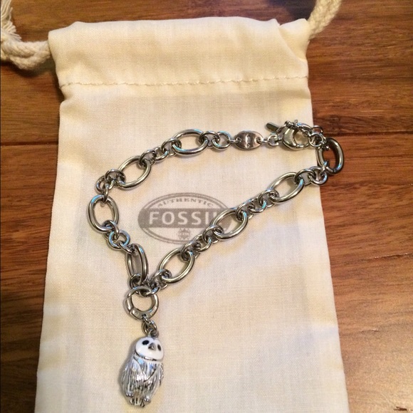 Fossil charm bracelet.