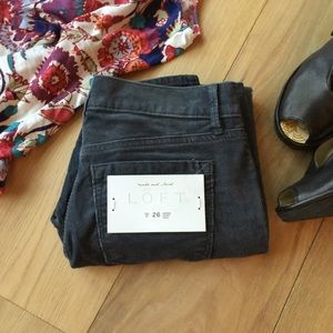 LOFT Modern Skinny Moto Cords