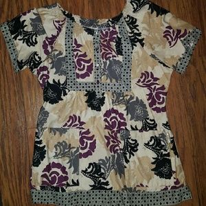 Koi Scrub Top Women's Size M