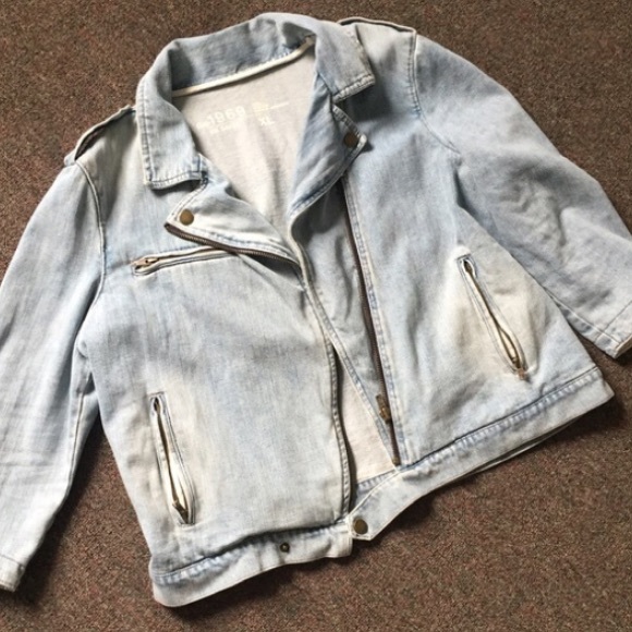 Gap Moto Jean Jacket