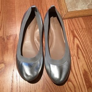 Banana Republic silver flats