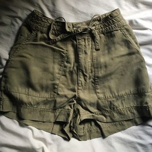 High waisted hiking shorts