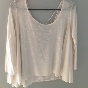 American eagle quarter sleeve shirt