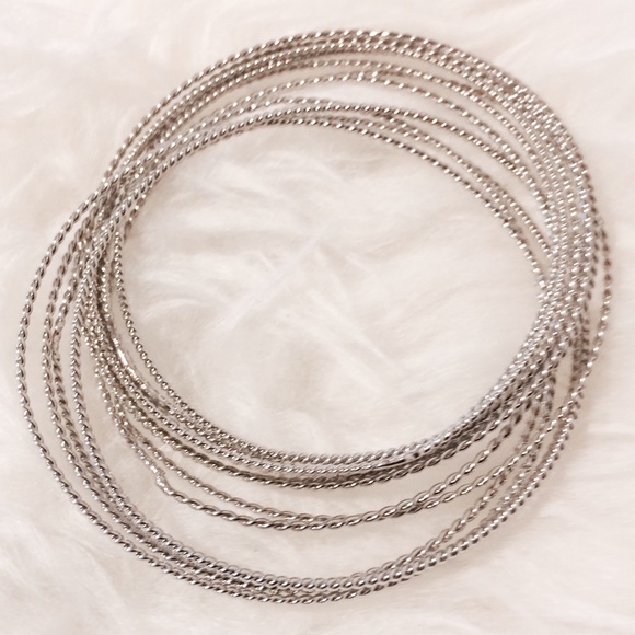 Personal Accents 12 Interlocking Bangles - Picture 2 of 4