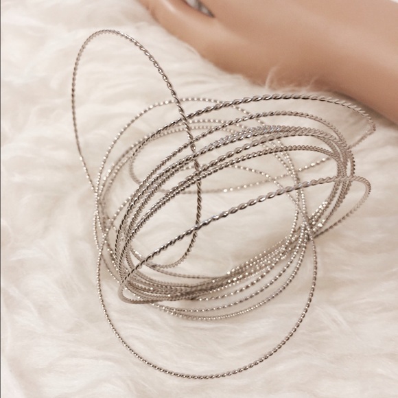 Personal Accents 12 Interlocking Bangles - Picture 4 of 4