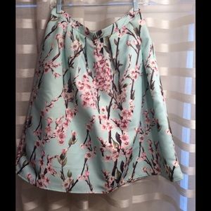 Cherry blossom full skirt