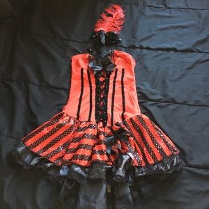 Halloween costume show girl