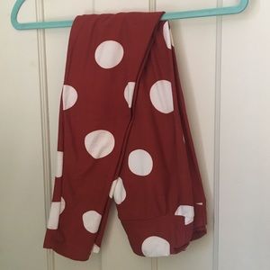 Polka dot os leggings