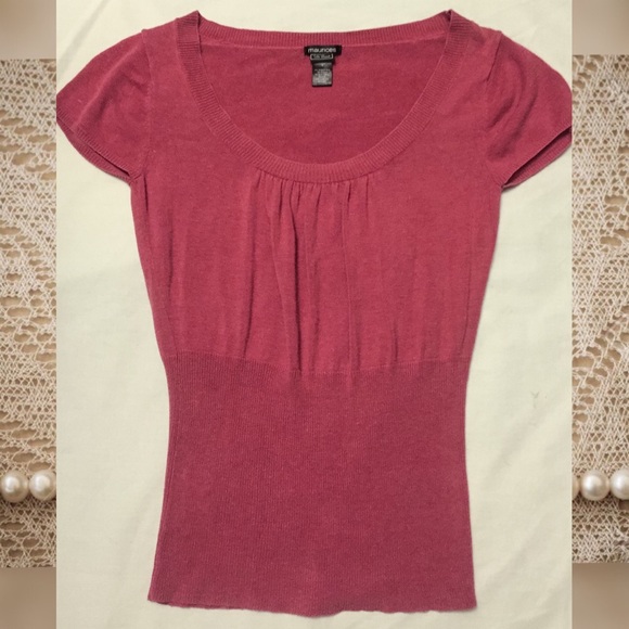 Maurice's Dusty Rose Pink Top- Sz S