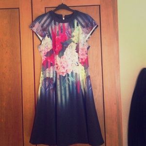 Navy Ted baker dress