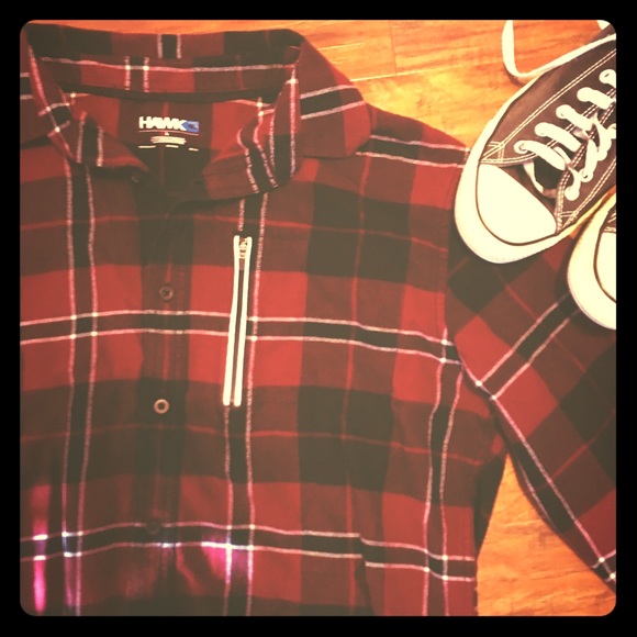 Tony Hawk plaid Flannel