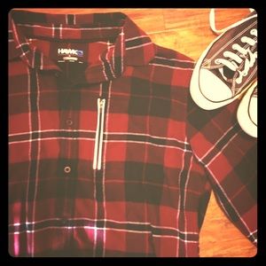 Tony Hawk plaid Flannel