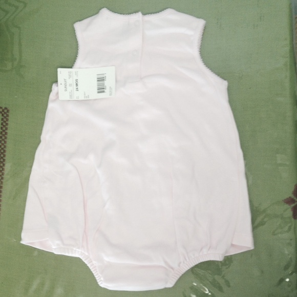 Baby pink onesie / sundress 24M Carter's - Picture 3 of 4