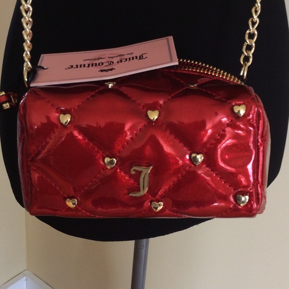 Juicy Couture Poppy Red Small Bag NWT - Picture 2 of 4