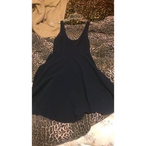 navy hollister dress