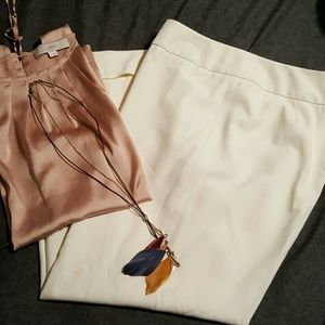 Casual corner cream dress pants