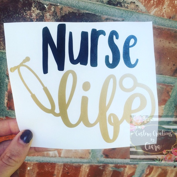Nurse life decal