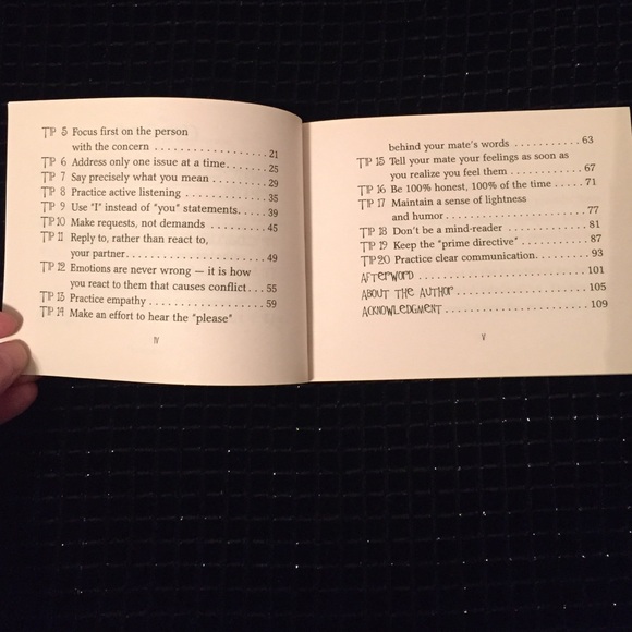 20 Communication Tips For Couples Book - Picture 3 of 4