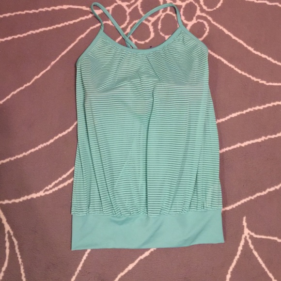 Inphorm teal tank top - Picture 1 of 3