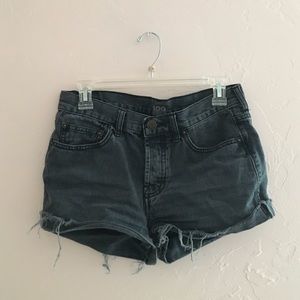 Black BDG Denim Shorts