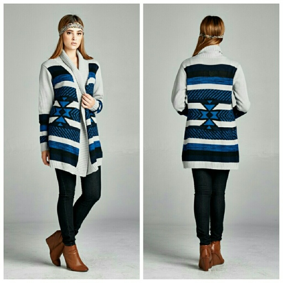 Pop Of Color Cardigan - Picture 2 of 2