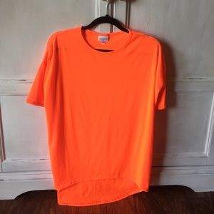 VGUC LuLaRoe Irma XXS - bright orange