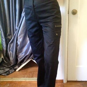 🔥LAST CHANCE SALE🔥Black Tahari Cargo-like pants