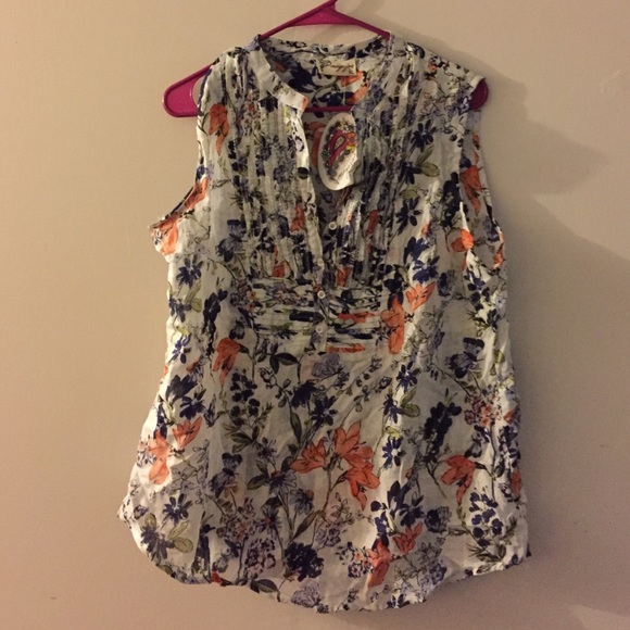 Modcloth cotton tank/blouse