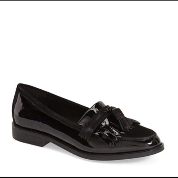 "Goosie " Patent and Suede Tassel Loafers - Picture 2 of 4