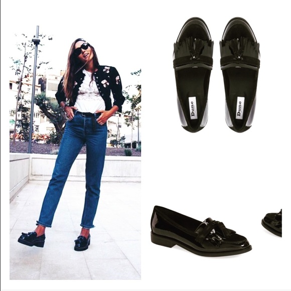 "Goosie " Patent and Suede Tassel Loafers - Picture 4 of 4