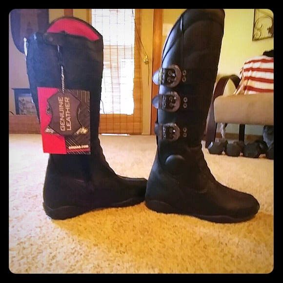 Genuine leather Speed & strength motorcycle boots