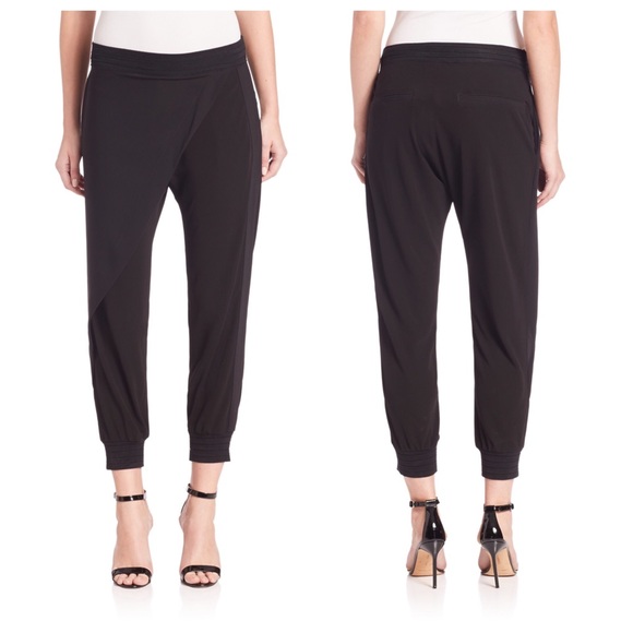 Ohne Titel Pants - Ohne Titel side draped pants