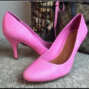 Schutz Bright Pink Pumps