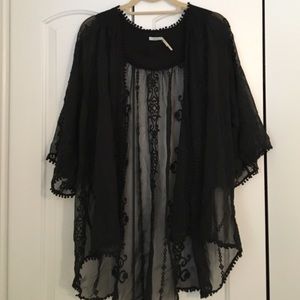 Urban Outfitters All Black Kimono